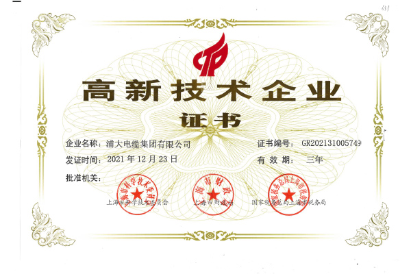 熱烈祝賀我公司榮獲“高新技術(shù)企業(yè)”證書殊榮！ 傳遞動力，連接未來
